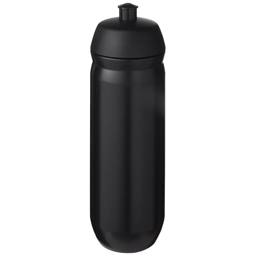 Bouteille de sport promotionnelle 750 ml HydroFlex™ Noir / Noir
